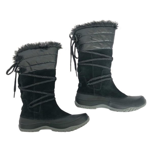 The North Face Black Jozie Purna Winter Boots, Sz 9 - Picture 5 of 14